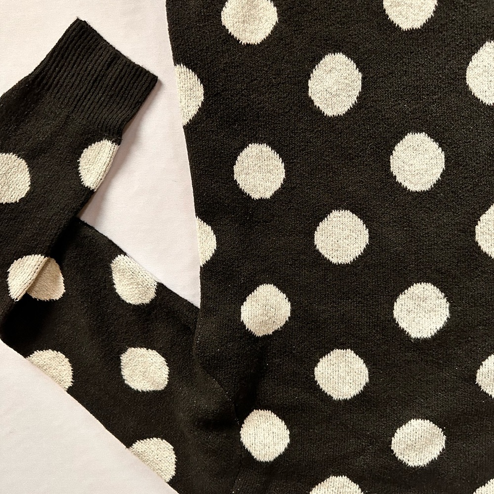 Black and white polka dot Time and Tru - Picture 5 of 6